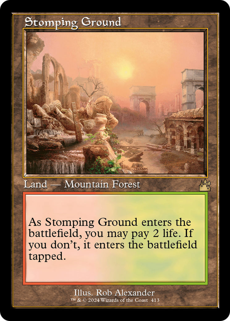 Stomping Ground (Retro) [Ravnica Remastered] MTG Single Magic: The Gathering    | Red Claw Gaming