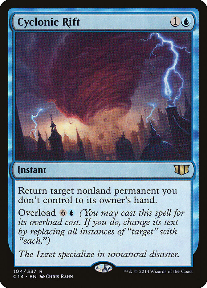 Cyclonic Rift [Commander 2014] MTG Single Magic: The Gathering    | Red Claw Gaming