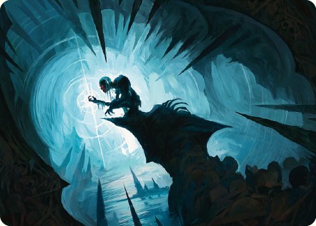 Gollum, Patient Plotter Art Card [The Lord of the Rings: Tales of Middle-earth Art Series] MTG Single Magic: The Gathering    | Red Claw Gaming