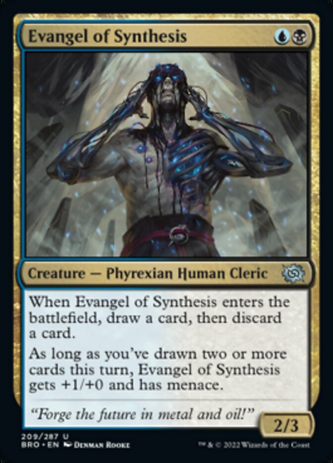 Evangel of Synthesis [The Brothers' War] MTG Single Magic: The Gathering    | Red Claw Gaming