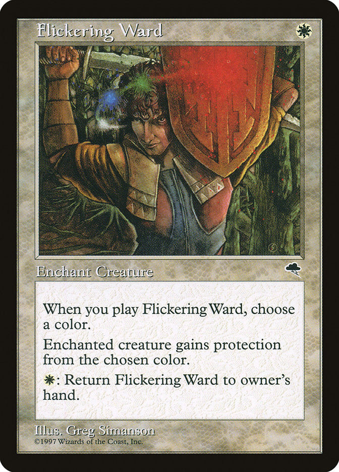 Flickering Ward [Tempest] MTG Single Magic: The Gathering    | Red Claw Gaming
