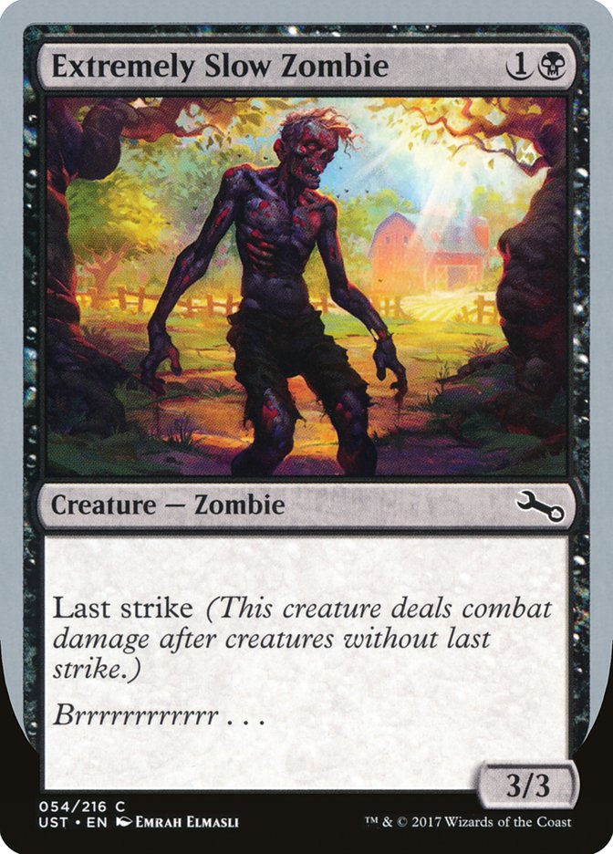 Extremely Slow Zombie ("Brrrrrrrrrrrr...") [Unstable] MTG Single Magic: The Gathering    | Red Claw Gaming