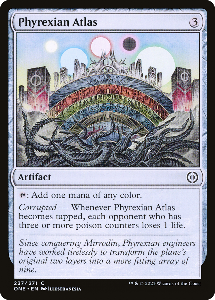 Phyrexian Atlas [Phyrexia: All Will Be One] MTG Single Magic: The Gathering    | Red Claw Gaming