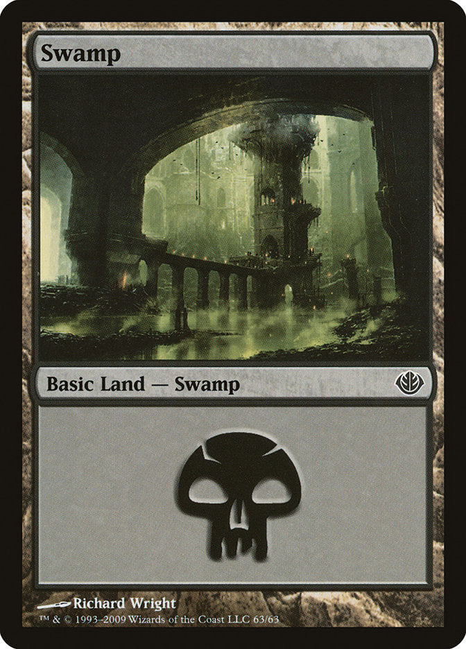 Swamp (63) [Duel Decks: Garruk vs. Liliana] MTG Single Magic: The Gathering    | Red Claw Gaming