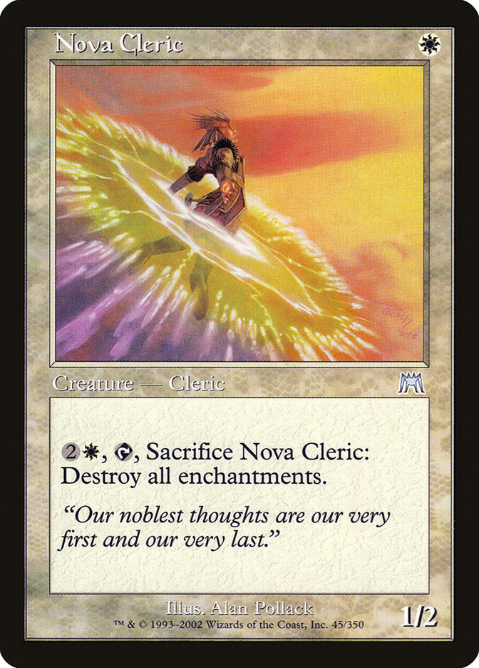 Nova Cleric [Onslaught] MTG Single Magic: The Gathering    | Red Claw Gaming