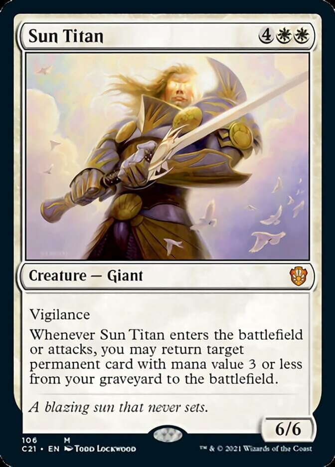 Sun Titan [Commander 2021] MTG Single Magic: The Gathering    | Red Claw Gaming