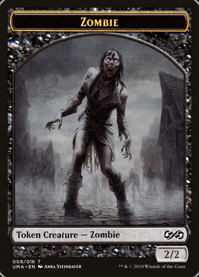 Zombie Token [Ultimate Masters Tokens] MTG Single Magic: The Gathering    | Red Claw Gaming