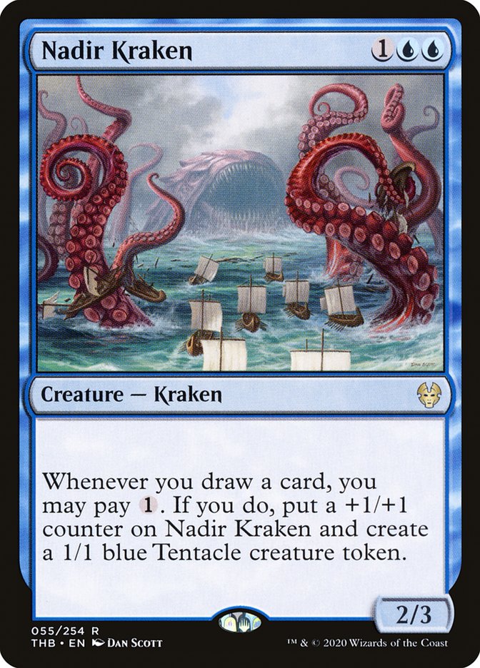Nadir Kraken [Theros Beyond Death] MTG Single Magic: The Gathering    | Red Claw Gaming