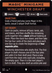 Winchester Draft (Magic Minigame) [Strixhaven: School of Mages Minigame] MTG Single Magic: The Gathering    | Red Claw Gaming