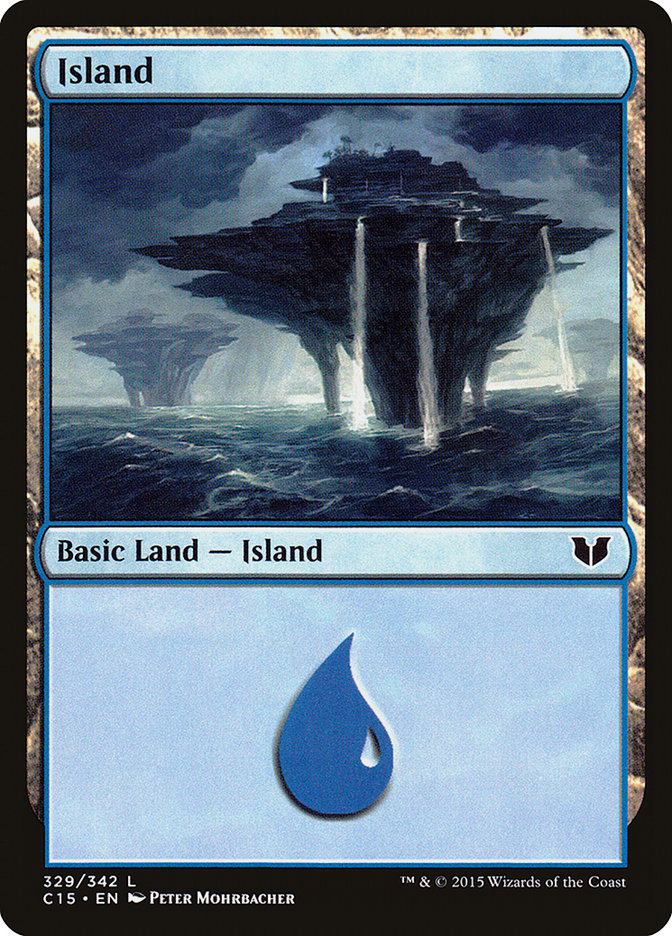 Island (329) [Commander 2015] MTG Single Magic: The Gathering    | Red Claw Gaming