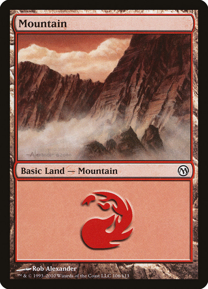 Mountain (106) [Duels of the Planeswalkers] MTG Single Magic: The Gathering    | Red Claw Gaming