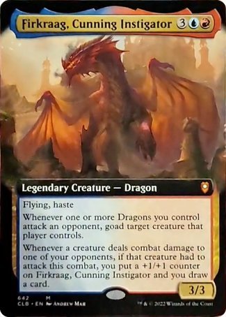 Firkraag, Cunning Instigator (Extended Art) [Commander Legends: Battle for Baldur's Gate] MTG Single Magic: The Gathering    | Red Claw Gaming