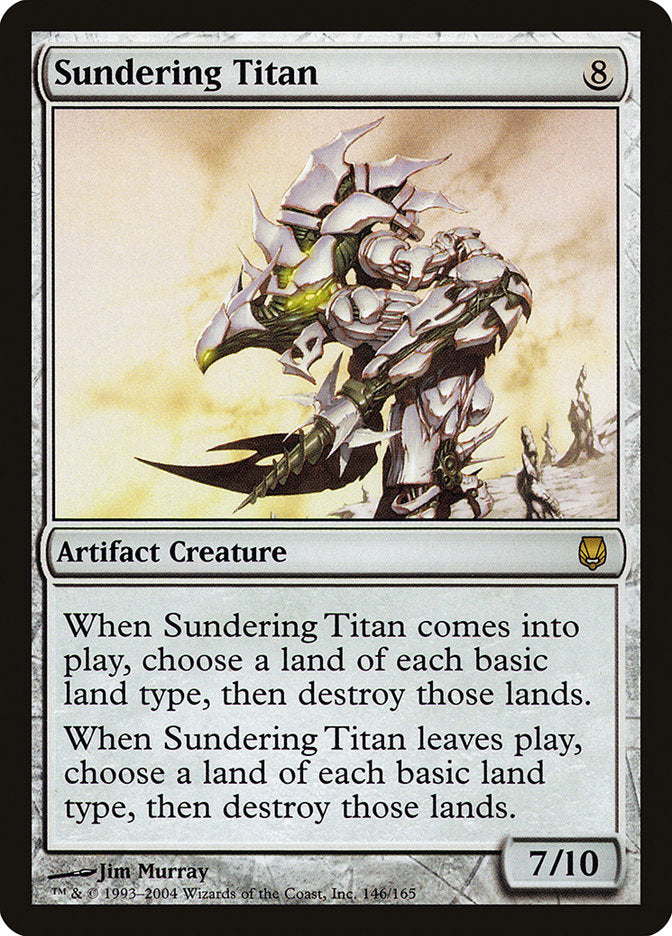 Sundering Titan [Darksteel] MTG Single Magic: The Gathering    | Red Claw Gaming