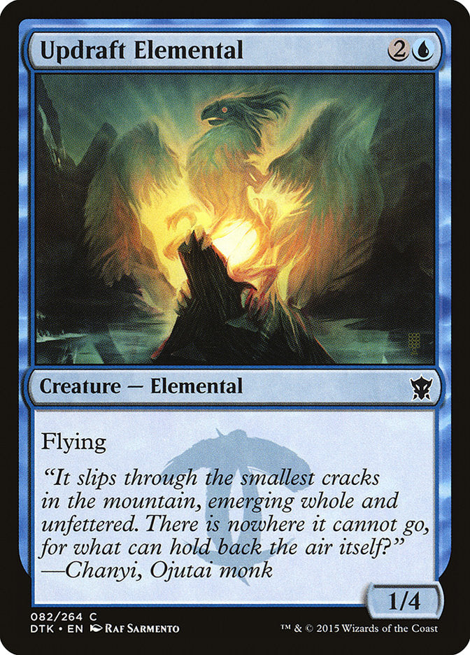 Updraft Elemental [Dragons of Tarkir] MTG Single Magic: The Gathering    | Red Claw Gaming