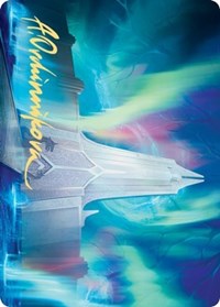 Gates of Istfell Art Card (Gold-Stamped Signature) [Kaldheim Art Series] MTG Single Magic: The Gathering    | Red Claw Gaming