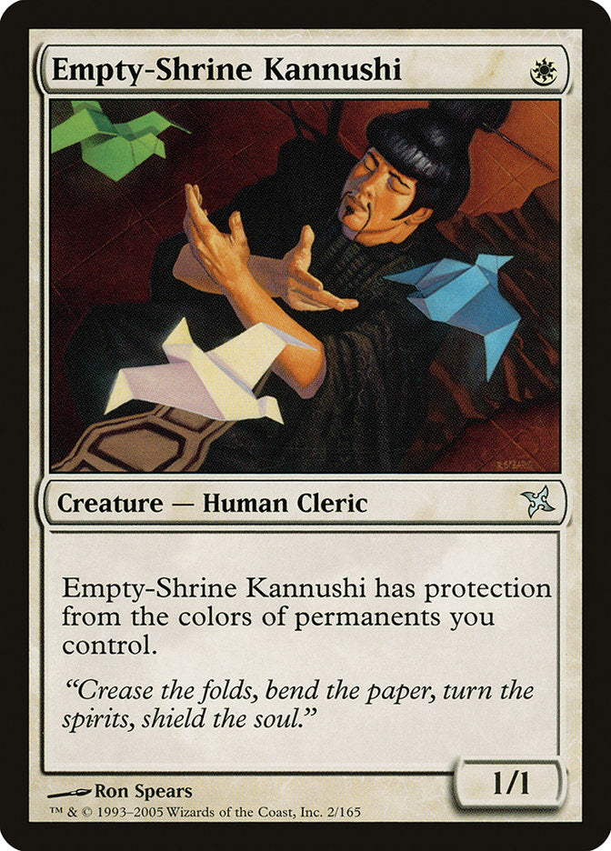 Empty-Shrine Kannushi [Betrayers of Kamigawa] MTG Single Magic: The Gathering    | Red Claw Gaming