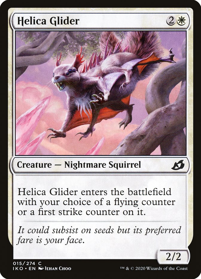 Helica Glider [Ikoria: Lair of Behemoths] MTG Single Magic: The Gathering    | Red Claw Gaming