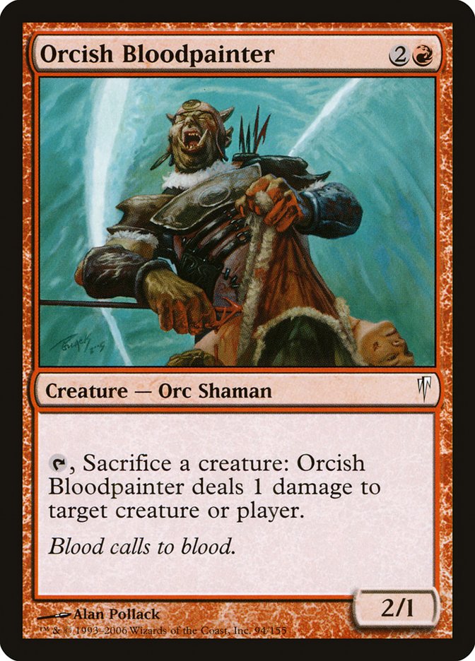 Orcish Bloodpainter [Coldsnap] MTG Single Magic: The Gathering    | Red Claw Gaming