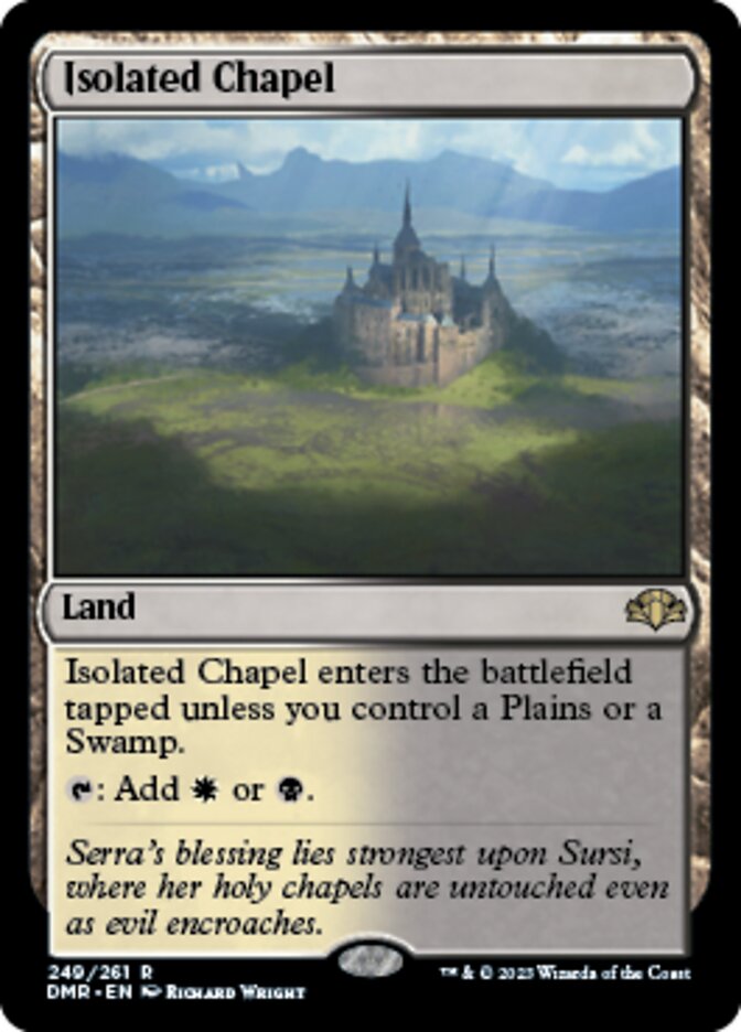 Isolated Chapel [Dominaria Remastered] MTG Single Magic: The Gathering    | Red Claw Gaming