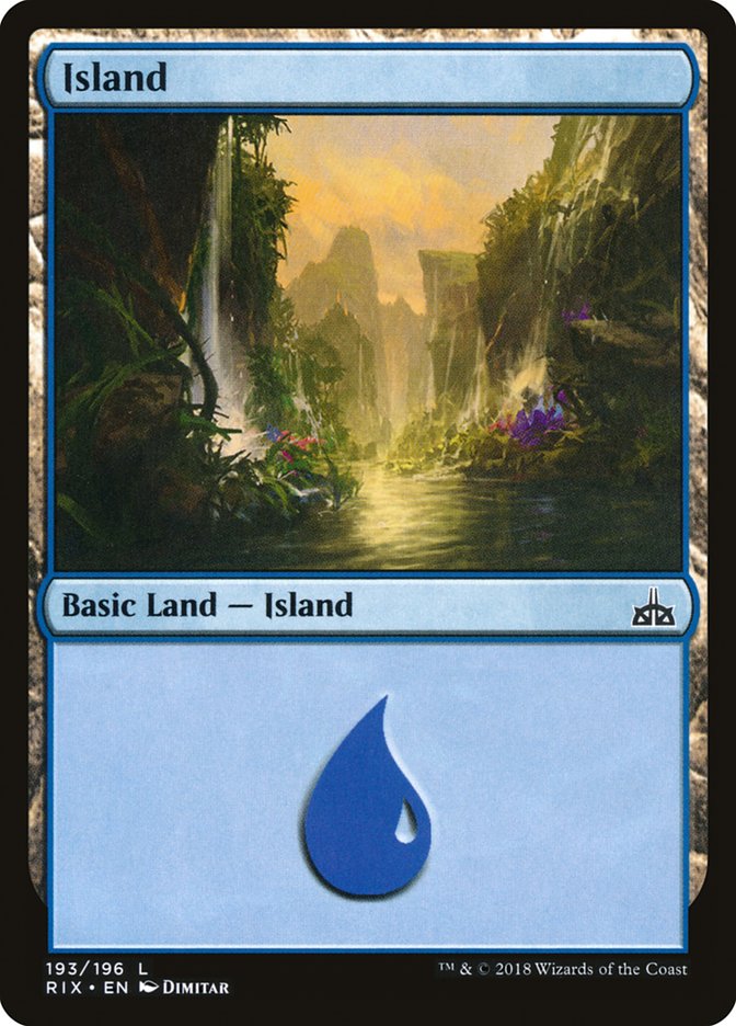 Island (193) [Rivals of Ixalan] MTG Single Magic: The Gathering    | Red Claw Gaming