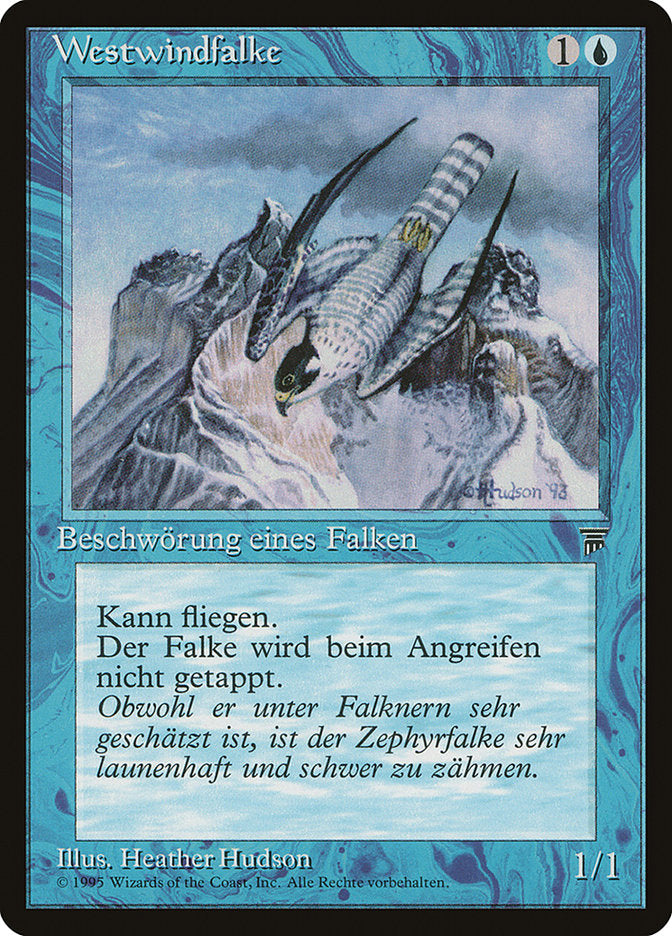 Zephyr Falcon (German) - "Westwindfalke" [Renaissance] MTG Single Magic: The Gathering    | Red Claw Gaming