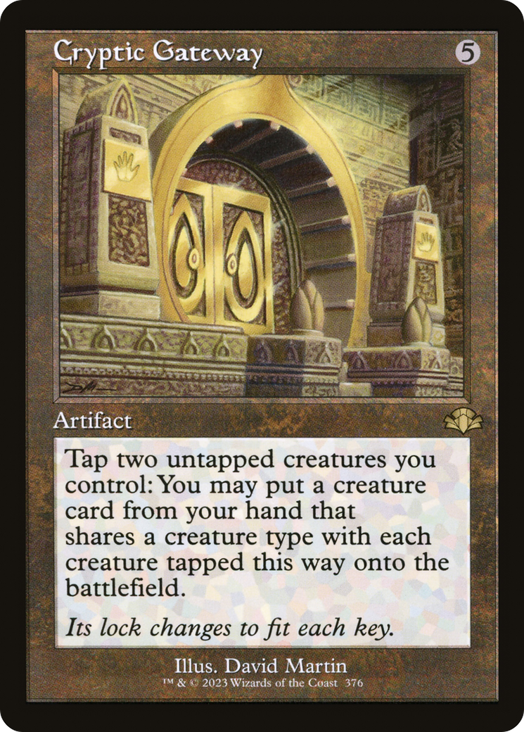 Cryptic Gateway (Retro) [Dominaria Remastered] MTG Single Magic: The Gathering    | Red Claw Gaming