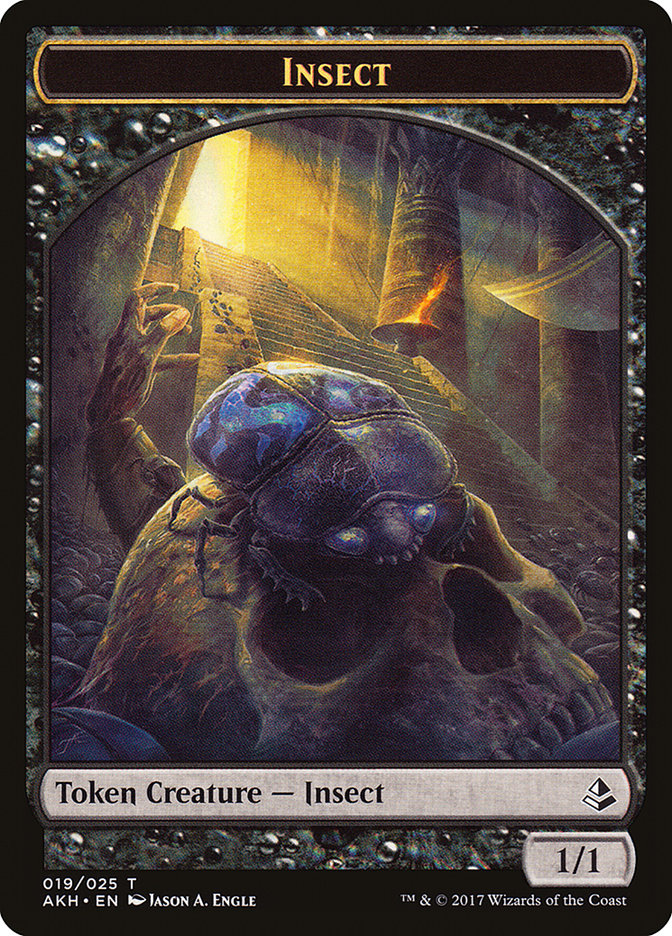 Insect Token [Amonkhet Tokens] MTG Single Magic: The Gathering    | Red Claw Gaming