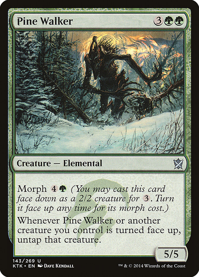 Pine Walker [Khans of Tarkir] MTG Single Magic: The Gathering    | Red Claw Gaming