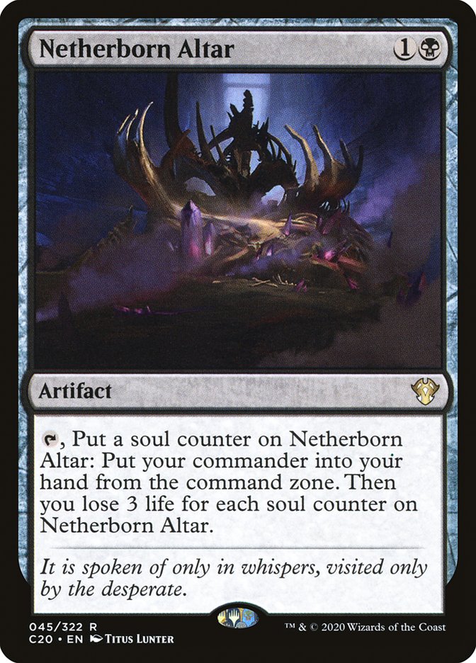 Netherborn Altar [Commander 2020] MTG Single Magic: The Gathering    | Red Claw Gaming