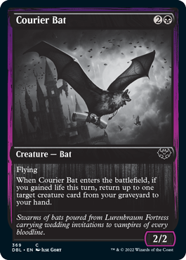 Courier Bat [Innistrad: Double Feature] MTG Single Magic: The Gathering    | Red Claw Gaming