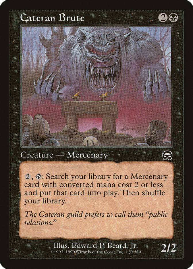 Cateran Brute [Mercadian Masques] MTG Single Magic: The Gathering    | Red Claw Gaming