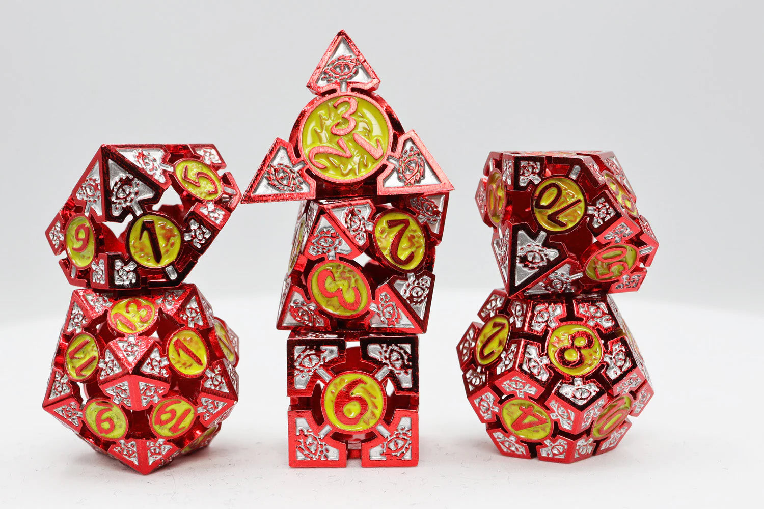 OCULUS: ABLAZE RPG METAL DICE SET Dice & Counters Foam Brain Games    | Red Claw Gaming