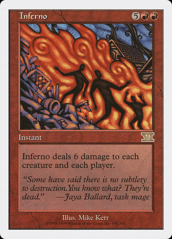 Inferno [Classic Sixth Edition] MTG Single Magic: The Gathering    | Red Claw Gaming