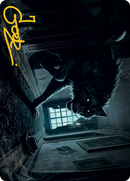 Primal Adversary Art Card (Gold-Stamped Signature) [Innistrad: Midnight Hunt Art Series] MTG Single Magic: The Gathering    | Red Claw Gaming