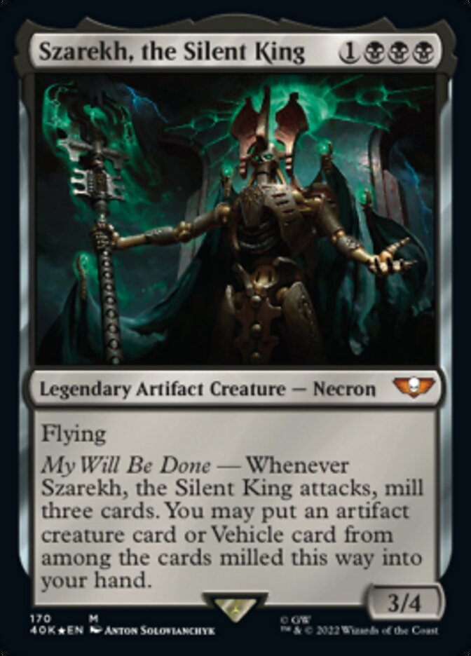 Szarekh, the Silent King (170) [Warhammer 40,000] MTG Single Magic: The Gathering    | Red Claw Gaming