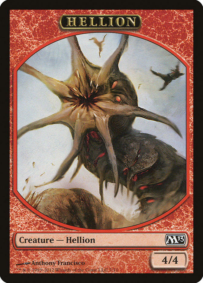 Hellion Token [Magic 2013 Tokens] MTG Single Magic: The Gathering    | Red Claw Gaming