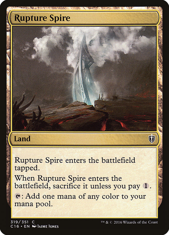 Rupture Spire [Commander 2016] MTG Single Magic: The Gathering    | Red Claw Gaming
