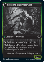 Weaver of Blossoms // Blossom-Clad Werewolf [Innistrad: Double Feature] MTG Single Magic: The Gathering    | Red Claw Gaming