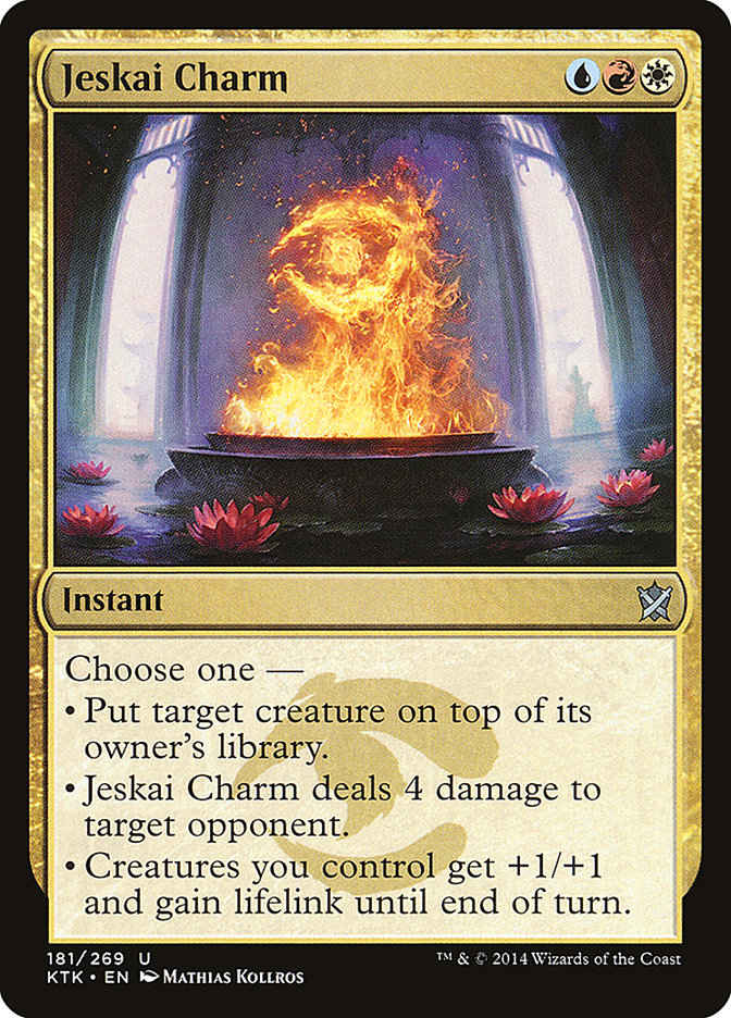 Jeskai Charm [Khans of Tarkir] MTG Single Magic: The Gathering    | Red Claw Gaming