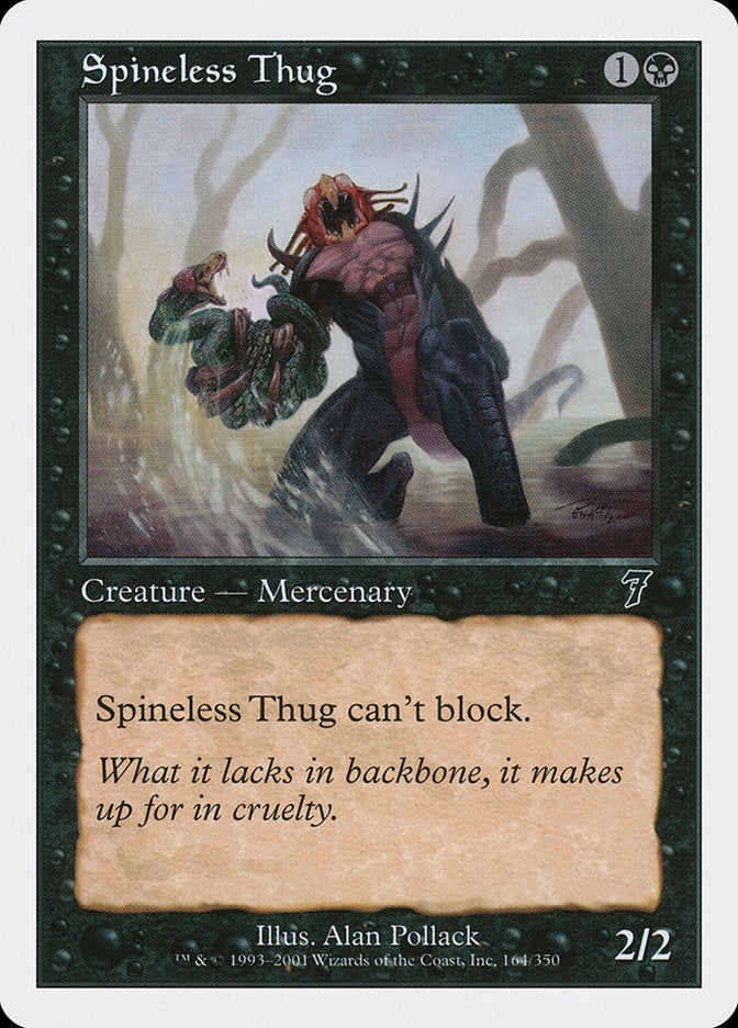 Spineless Thug [Seventh Edition] MTG Single Magic: The Gathering    | Red Claw Gaming