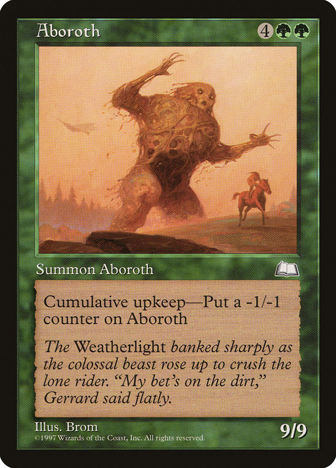 Aboroth [Weatherlight] MTG Single Magic: The Gathering    | Red Claw Gaming