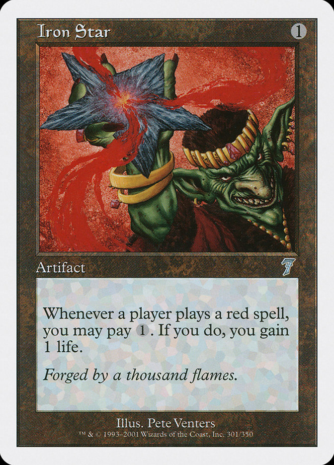 Iron Star [Seventh Edition] MTG Single Magic: The Gathering    | Red Claw Gaming