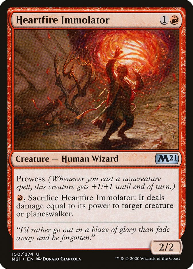 Heartfire Immolator [Core Set 2021] MTG Single Magic: The Gathering    | Red Claw Gaming