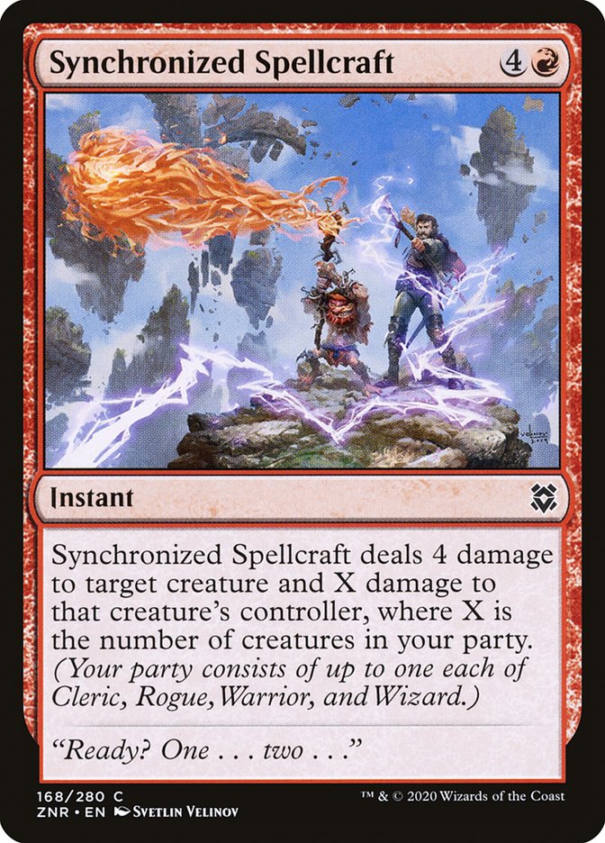 Synchronized Spellcraft [Zendikar Rising] MTG Single Magic: The Gathering    | Red Claw Gaming