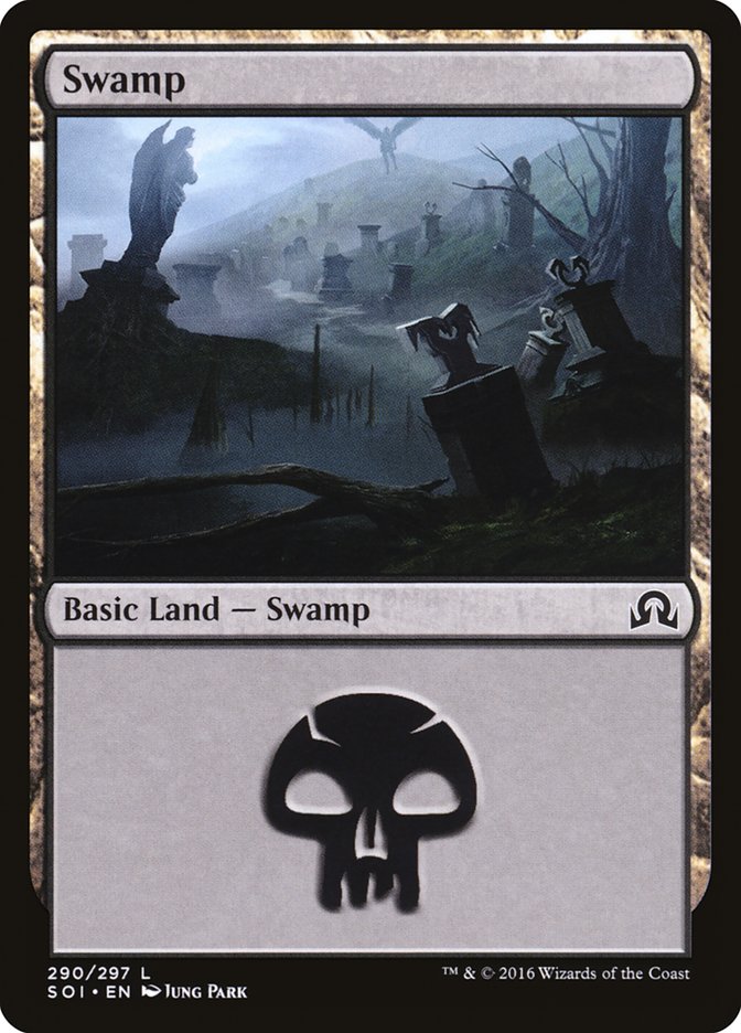 Swamp (290) [Shadows over Innistrad] MTG Single Magic: The Gathering    | Red Claw Gaming