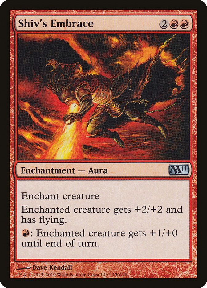 Shiv's Embrace [Magic 2011] MTG Single Magic: The Gathering    | Red Claw Gaming