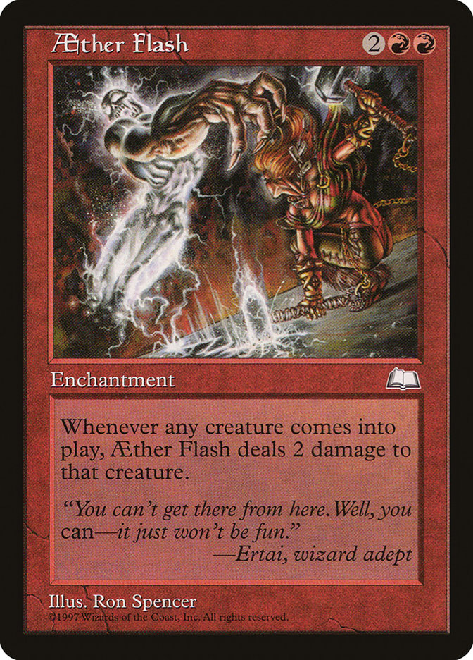 Aether Flash [Weatherlight] MTG Single Magic: The Gathering    | Red Claw Gaming