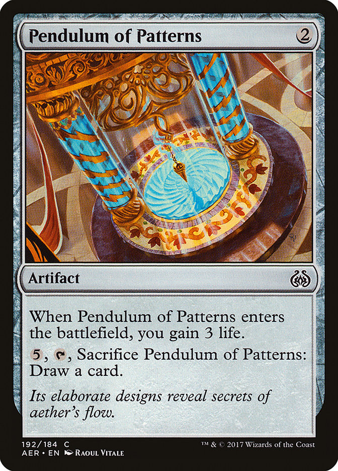 Pendulum of Patterns [Aether Revolt] MTG Single Magic: The Gathering    | Red Claw Gaming