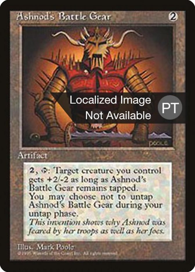 Ashnod's Battle Gear [Fourth Edition (Foreign Black Border)] MTG Single Magic: The Gathering    | Red Claw Gaming