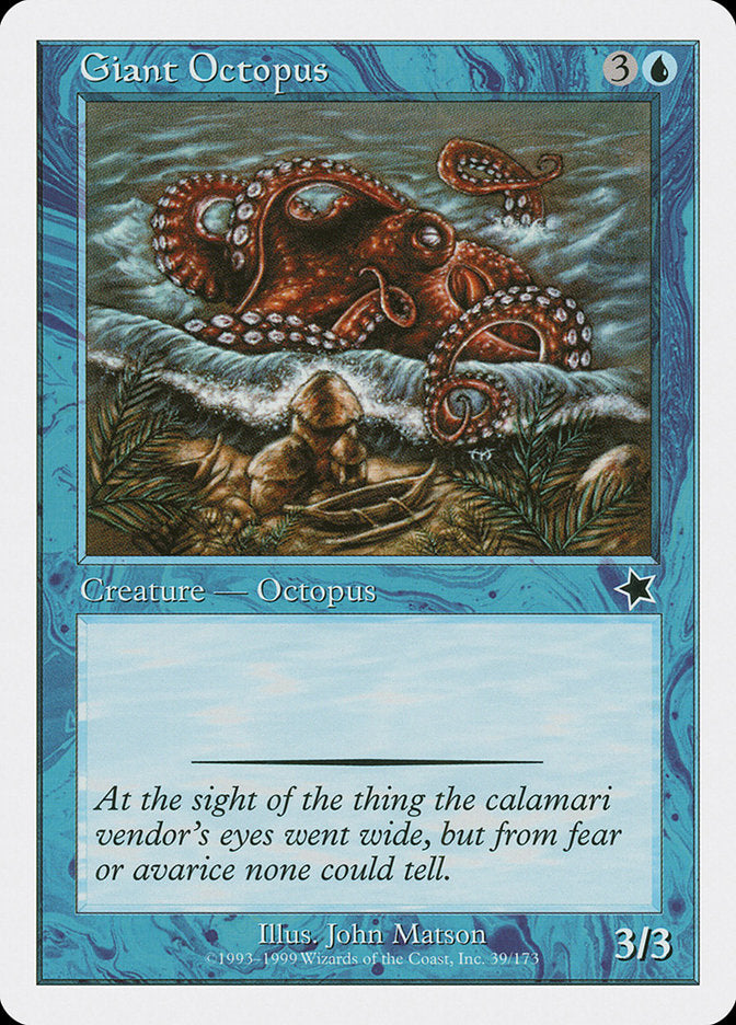 Giant Octopus [Starter 1999] MTG Single Magic: The Gathering    | Red Claw Gaming